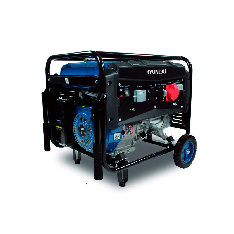 Benzine generator voor bouwplaatsen - Driefasig 5500 W - AVR-systeem