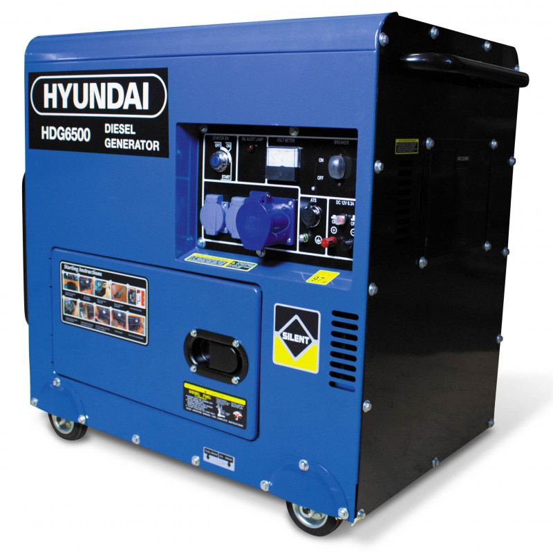Generator op diesel 6500 W - elektrische start - AVR-systeem