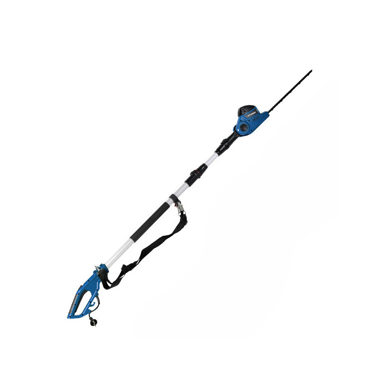 Electric long-reach hedge trimmer 550 W 45 cm