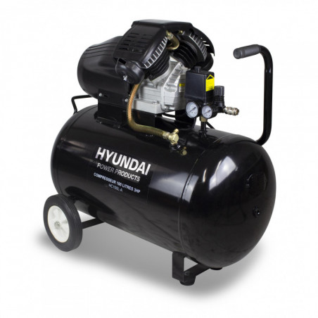 Compresseur by-cylindre 100 L 3 hp 369 L/min