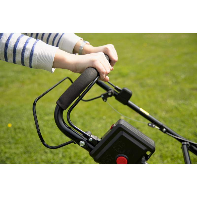 Tondeuse électrique roue(s) pivotante(s) 1800 W 1200 m² 51 cm - auto-tractée 