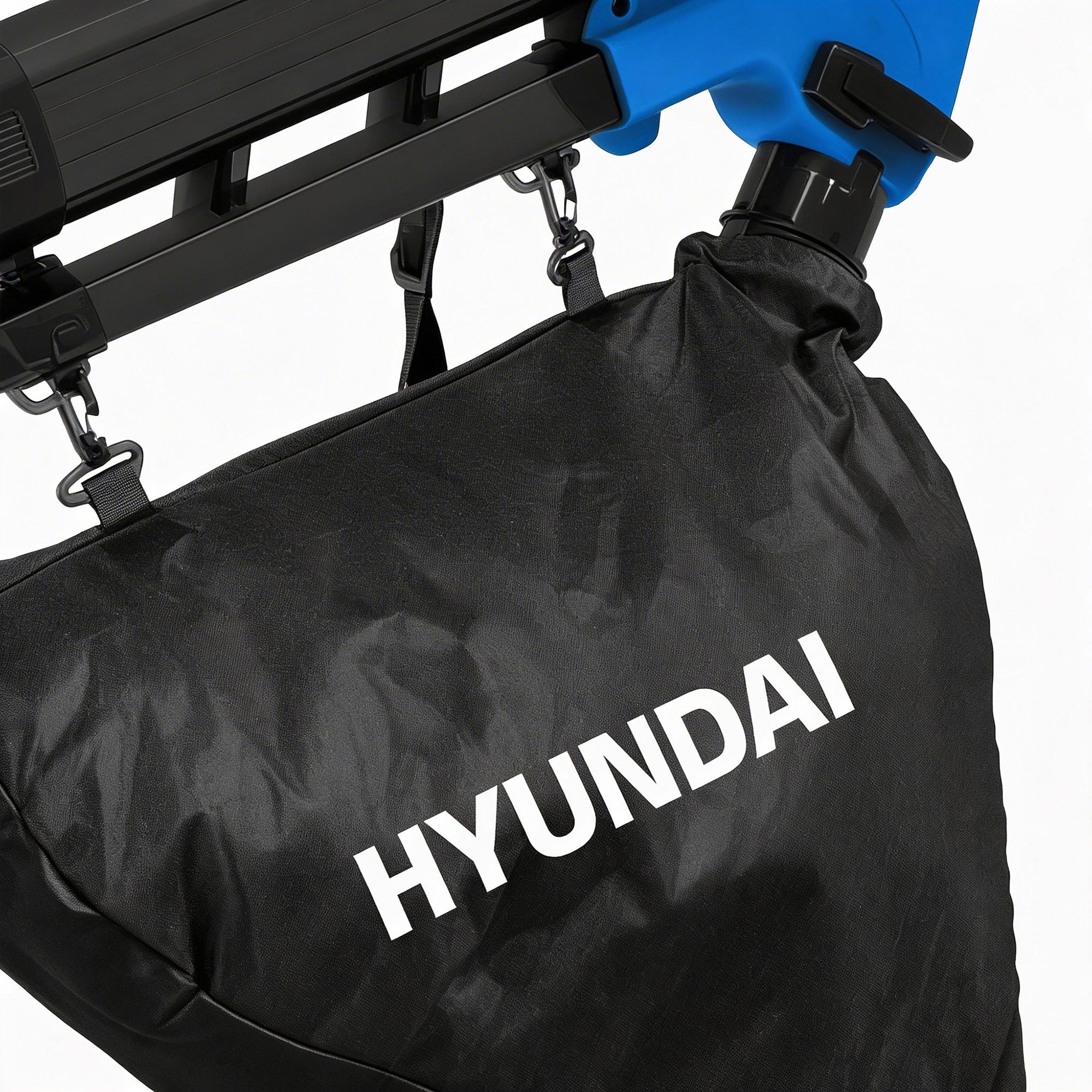 Souffleur, aspirateur et broyeur électrique 3-en-1 Hyundai 3000W, sac de collecte 34L | HYBV3000E3-EU