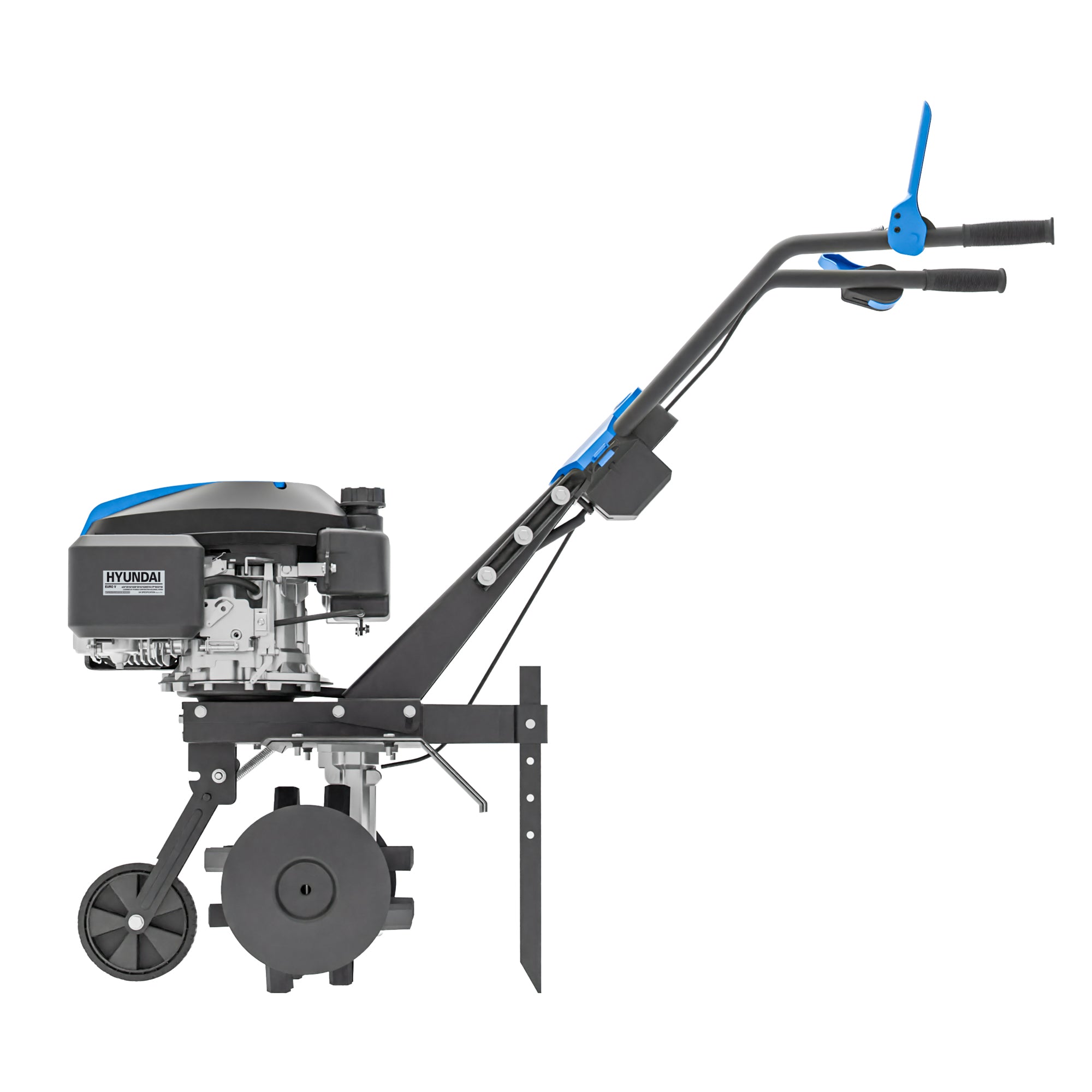 Motobineuse thermique Hyundai 60 cm, Démarrage électrique, 173 cc, 4 jeux de fraises | HYT175EX-EU