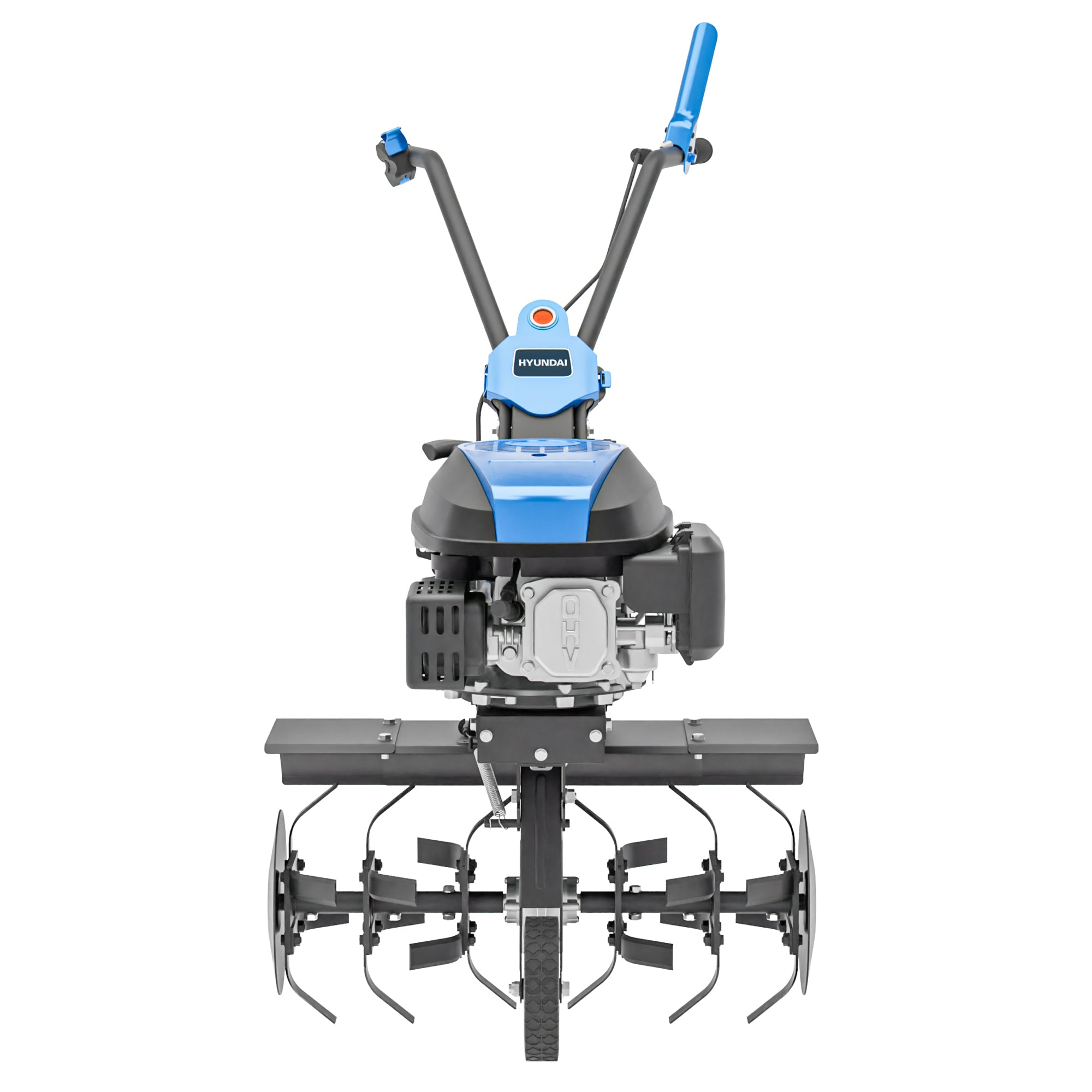 Motobineuse thermique Hyundai 60 cm, Démarrage électrique, 173 cc, 4 jeux de fraises | HYT175EX-EU