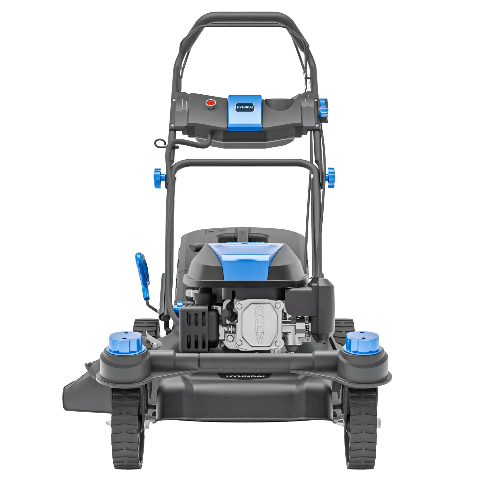 Tondeuse thermique autotractée Hyundai 51cm, Rayon de braquage zéro, Démarrage électrique, 3-en-1 | HYM20200SPEZX-EU