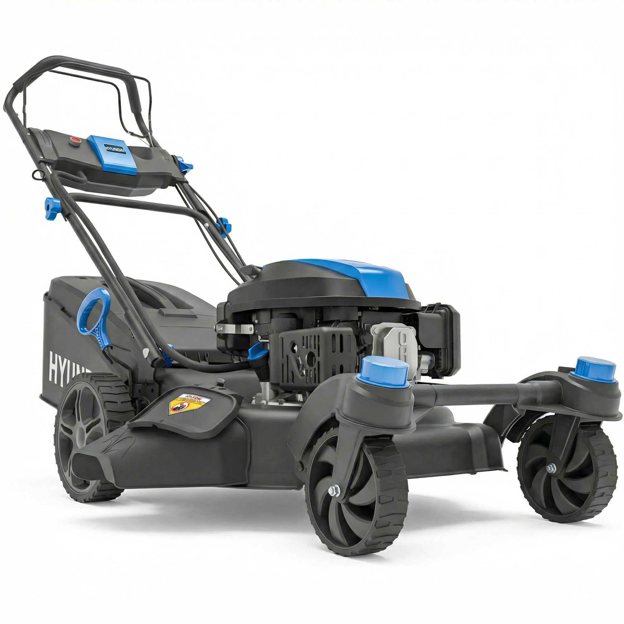 Tondeuse thermique autotractée Hyundai 51cm, Rayon de braquage zéro, Démarrage électrique, 3-en-1 | HYM20200SPEZX-EU