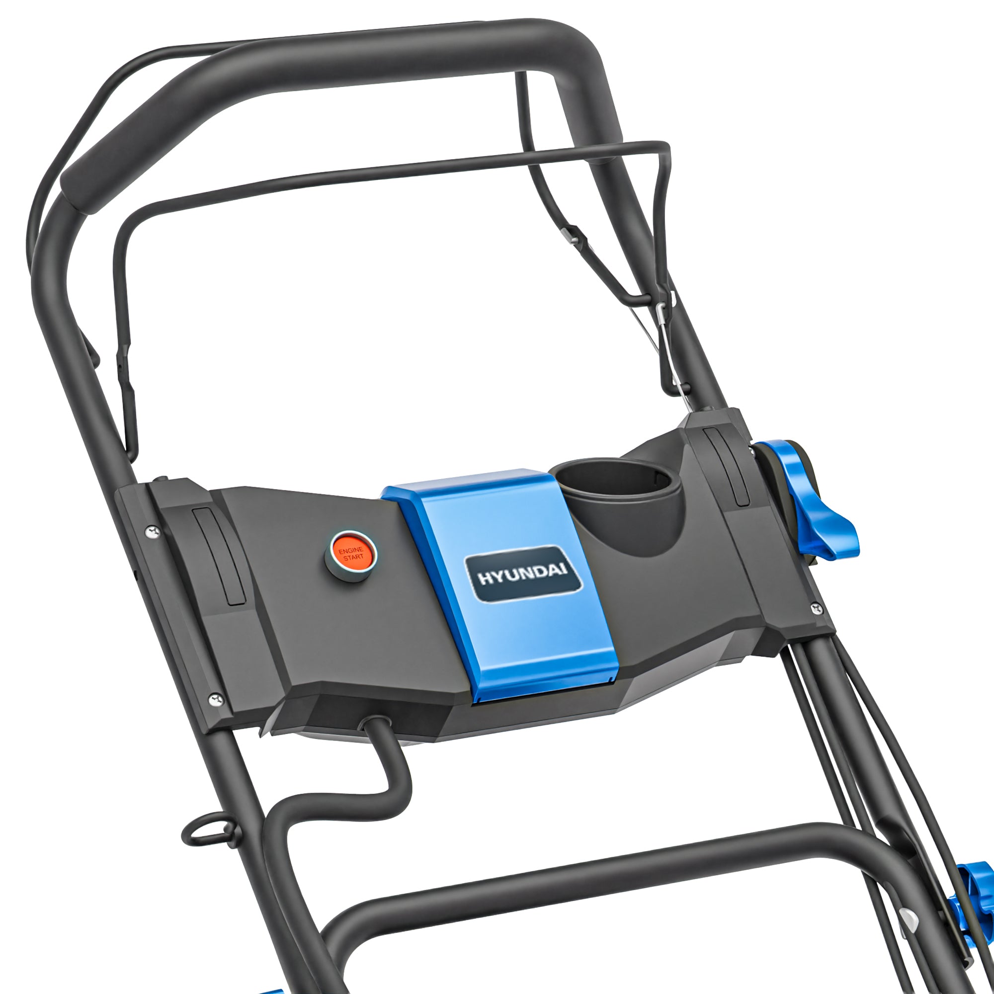Tondeuse thermique autotractée Hyundai 51cm, Rayon de braquage zéro, Démarrage électrique, 3-en-1 | HYM20200SPEZX-EU