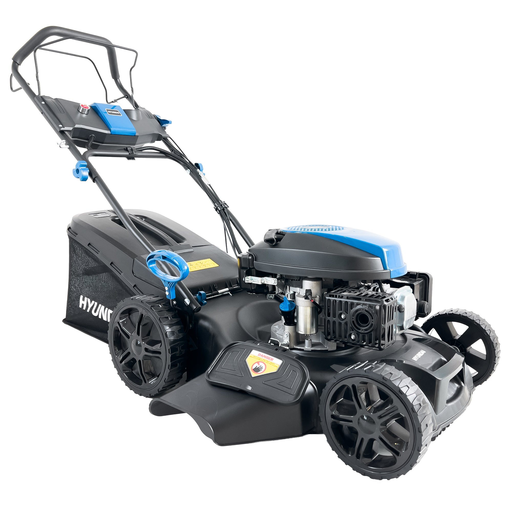 Tondeuse thermique autotractée Hyundai 51 cm, Démarrage électrique, 4-en-1 | HYM20200SPEX-EU
