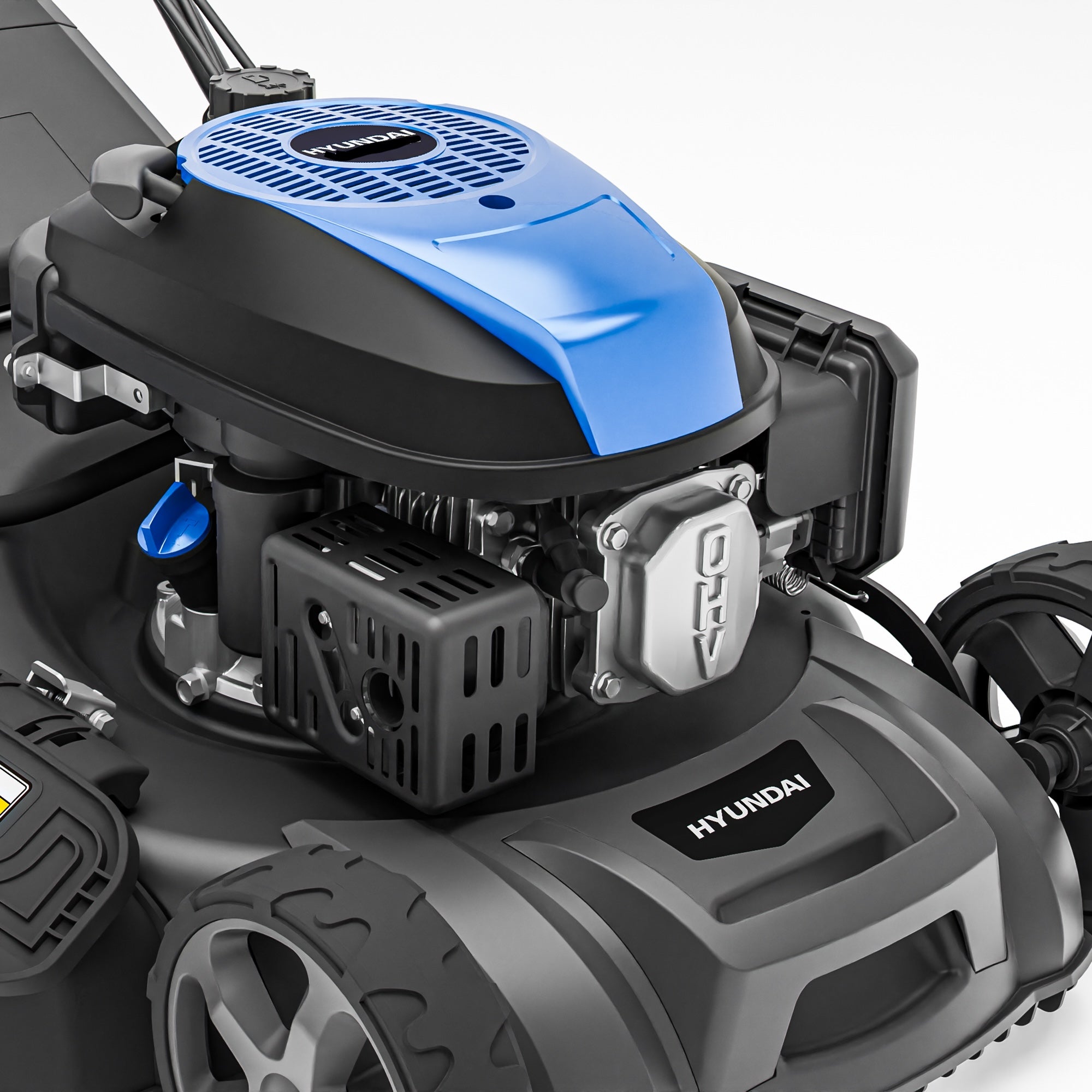 Tondeuse thermique autotractée Hyundai 56cm, Démarrage électrique, 3-en-1 | HYM22200SPEX-EU