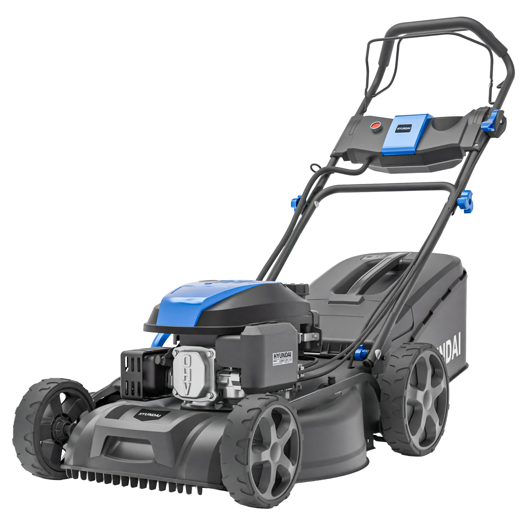 Tondeuse thermique autotractée Hyundai 56cm, Démarrage électrique, 3-en-1 | HYM22200SPEX-EU