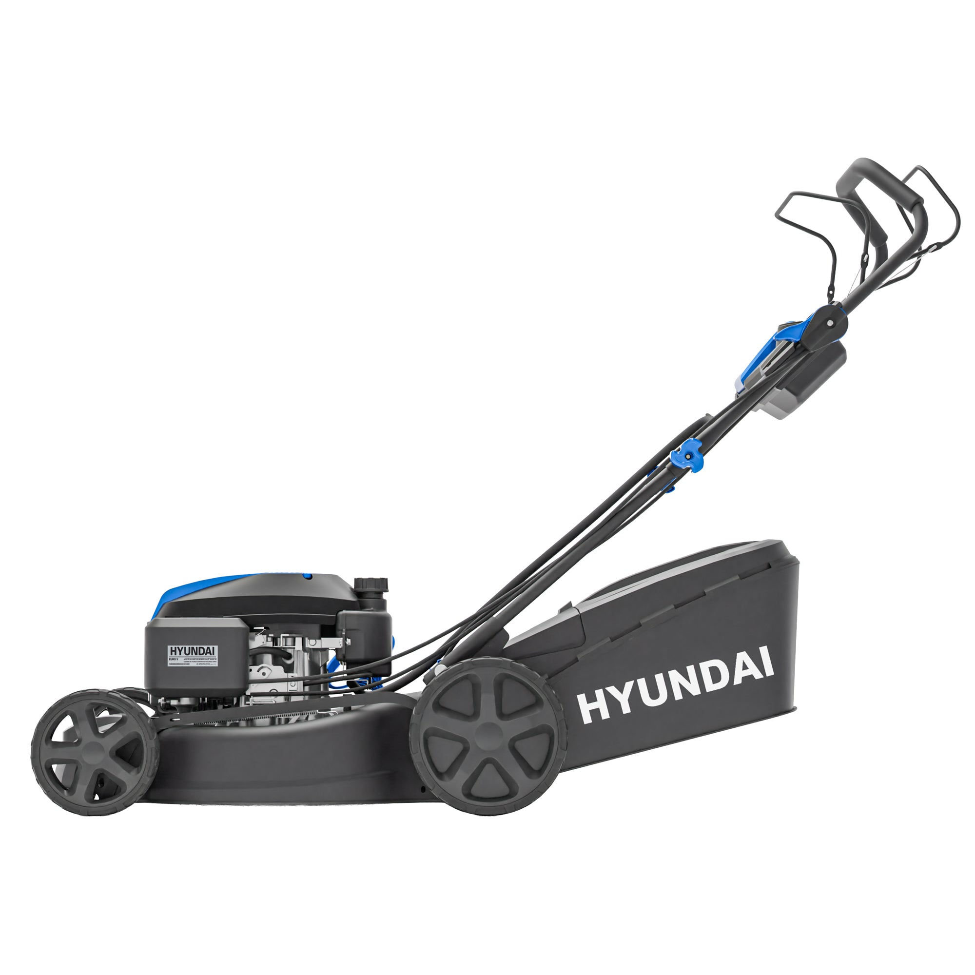 Tondeuse thermique autotractée Hyundai 56cm, Démarrage électrique, 3-en-1 | HYM22200SPEX-EU