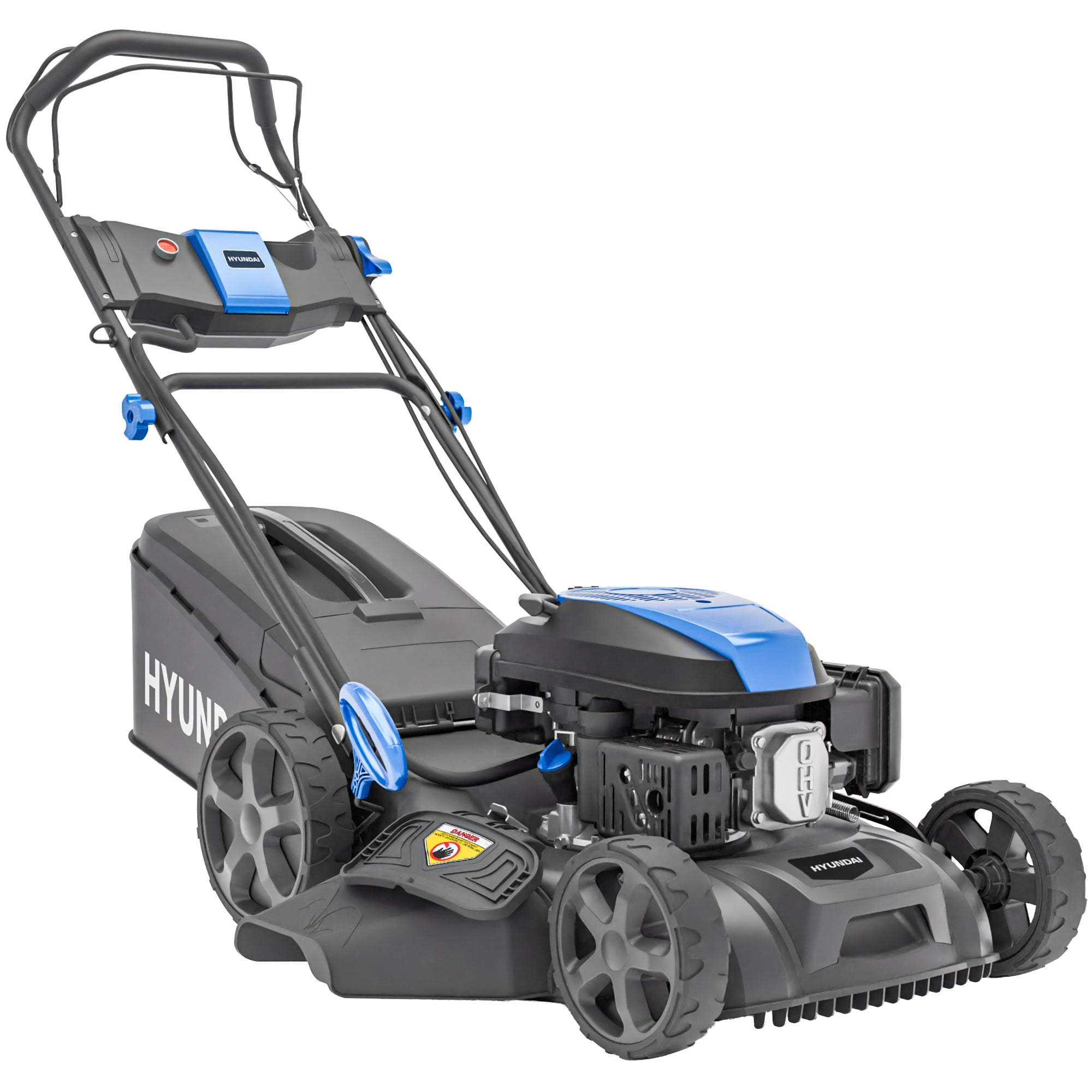 Tondeuse thermique autotractée Hyundai 56cm, Démarrage électrique, 3-en-1 | HYM22200SPEX-EU