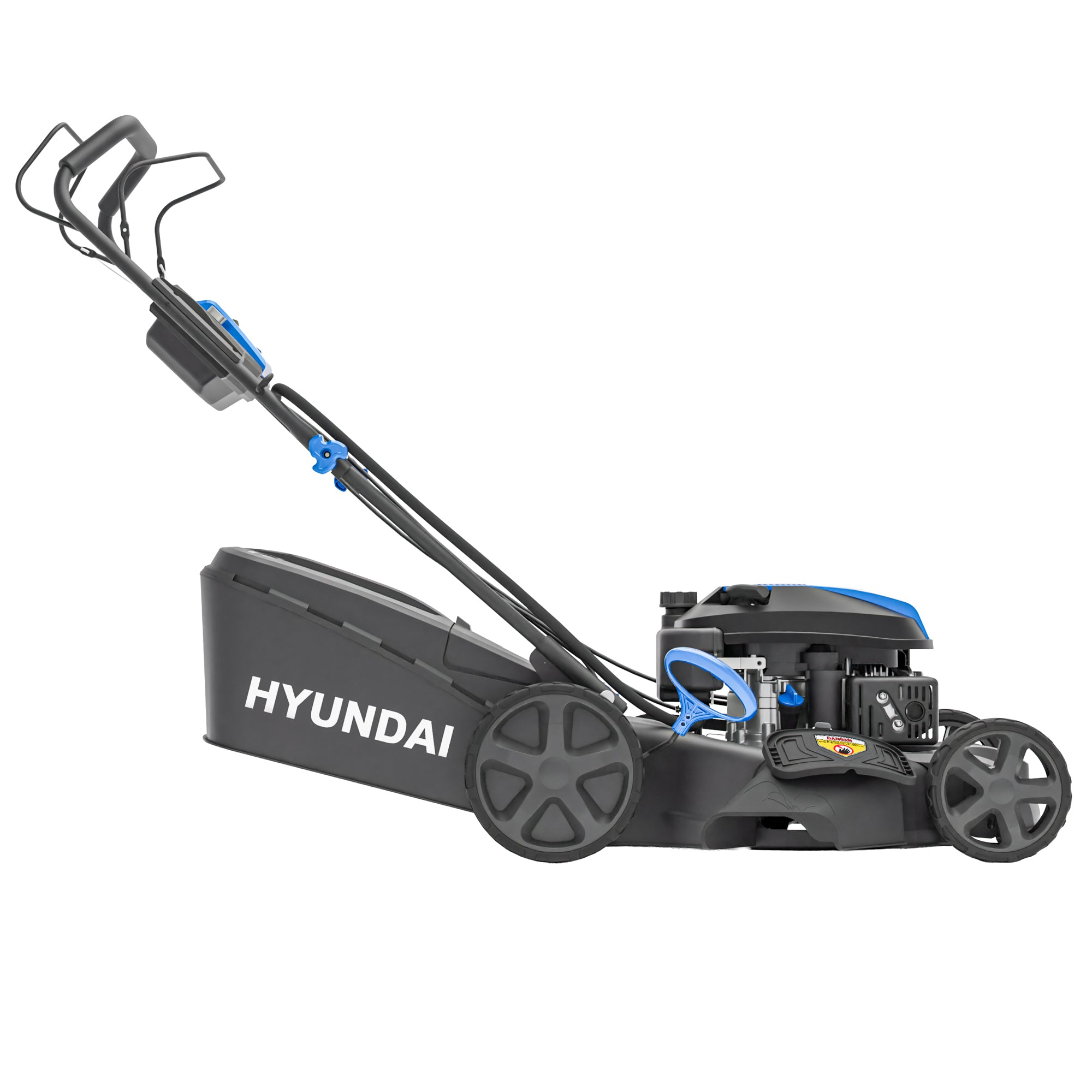 Tondeuse thermique autotractée Hyundai 56cm, Démarrage électrique, 3-en-1 | HYM22200SPEX-EU
