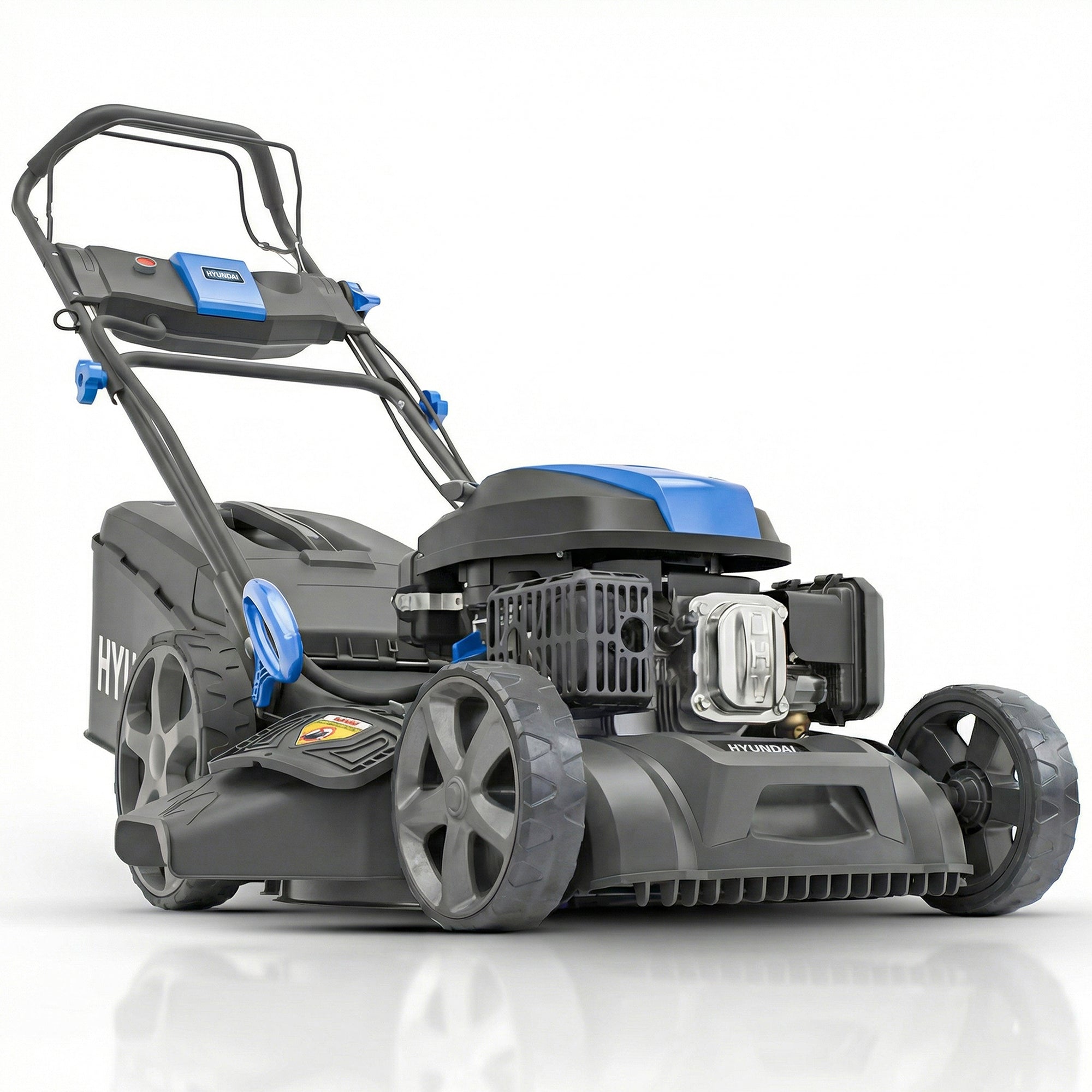 Hyundai Tondeuse à Gazon Autotractée à Essence 46cm, Démarrage Électrique, 139cc | HYM18150SPEX-EU