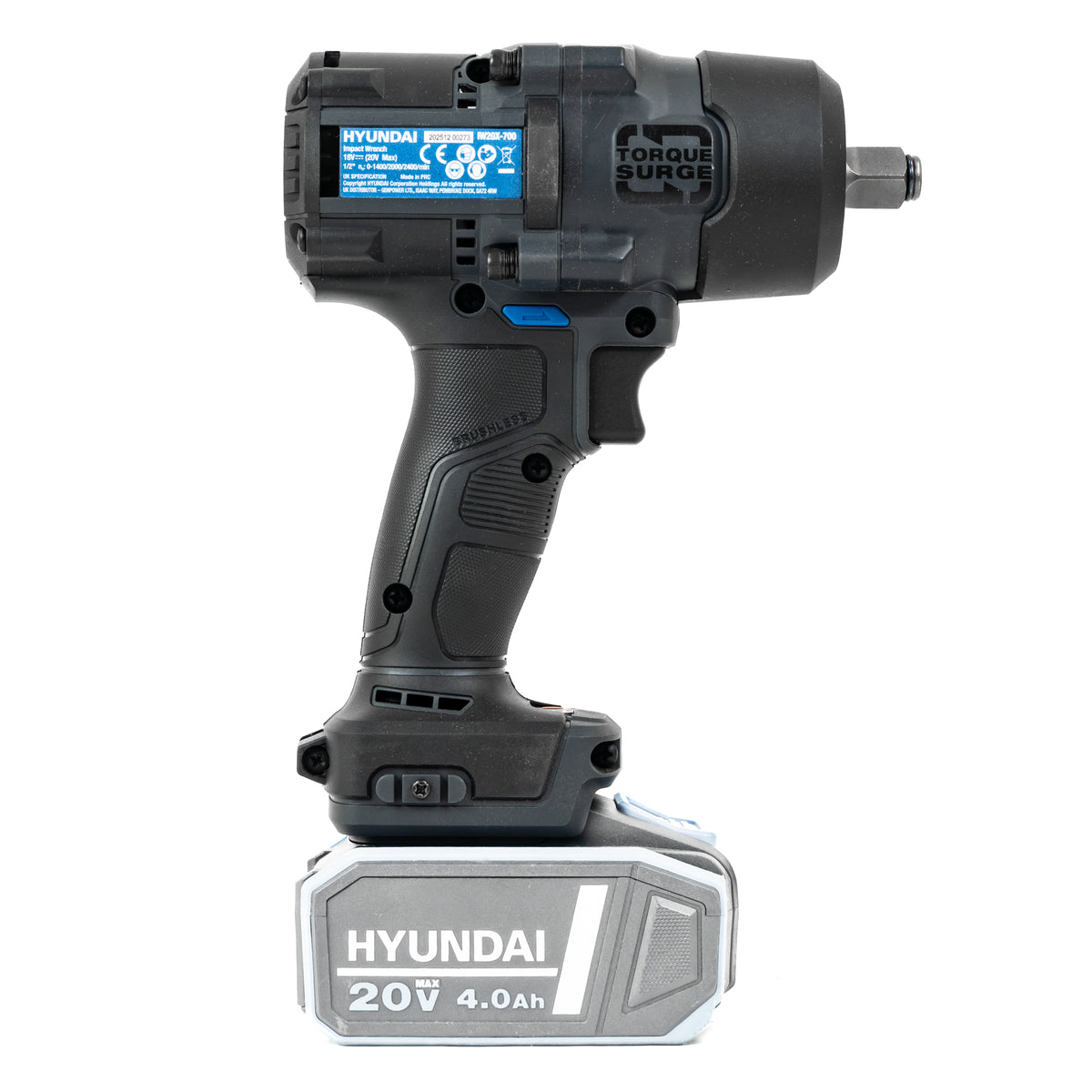 Hyundai 20V 50Nm Hammer Drill and 700Nm Impact Wrench Kit