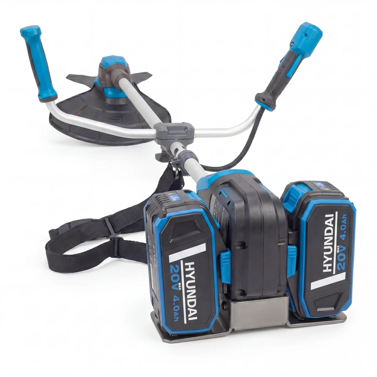 Hyundai 2x20V 14in Brushless Chainsaw and Brush Cutter Kit
