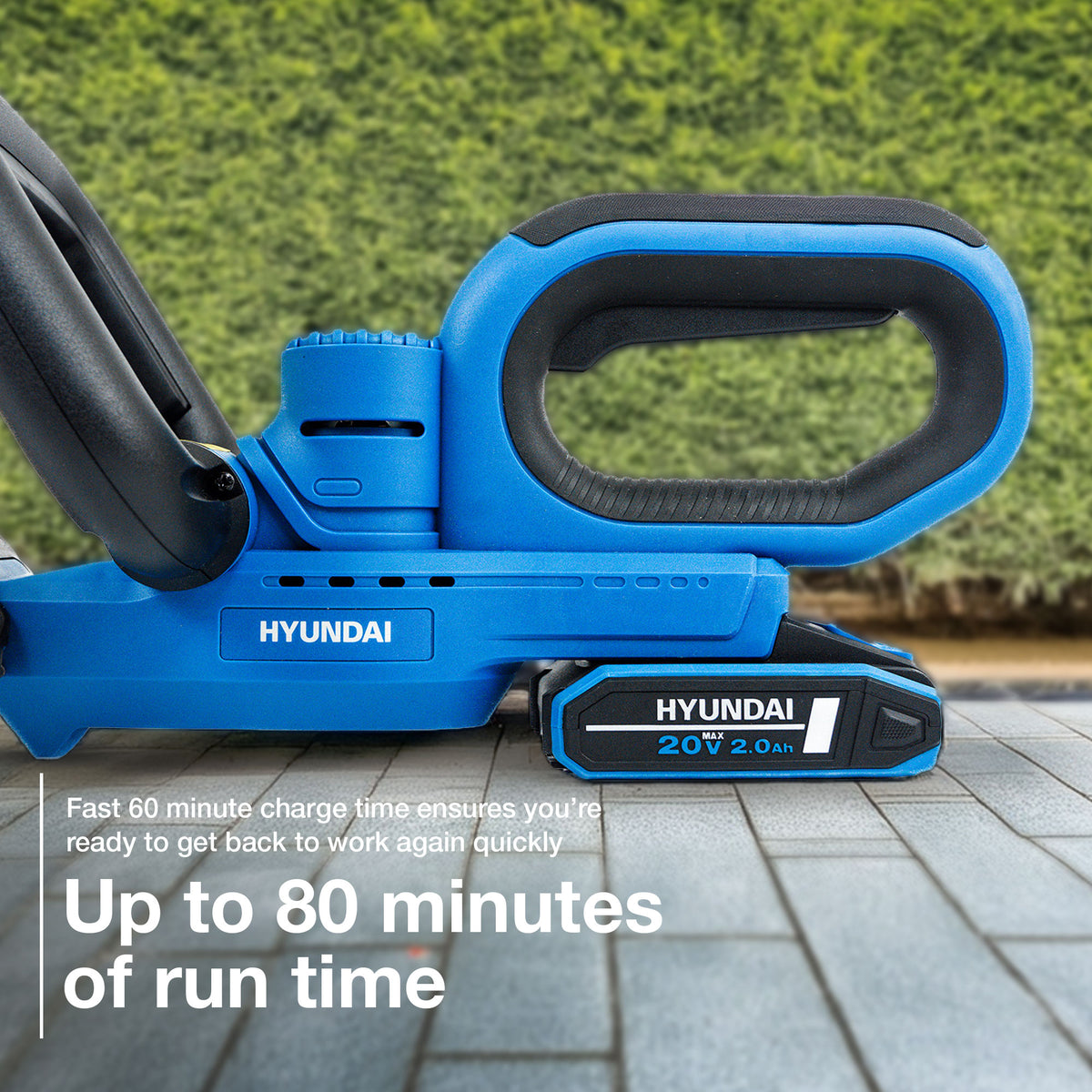 Hyundai 20V Lawnmower, Grass Trimmer and Hedge Trimmer Kit