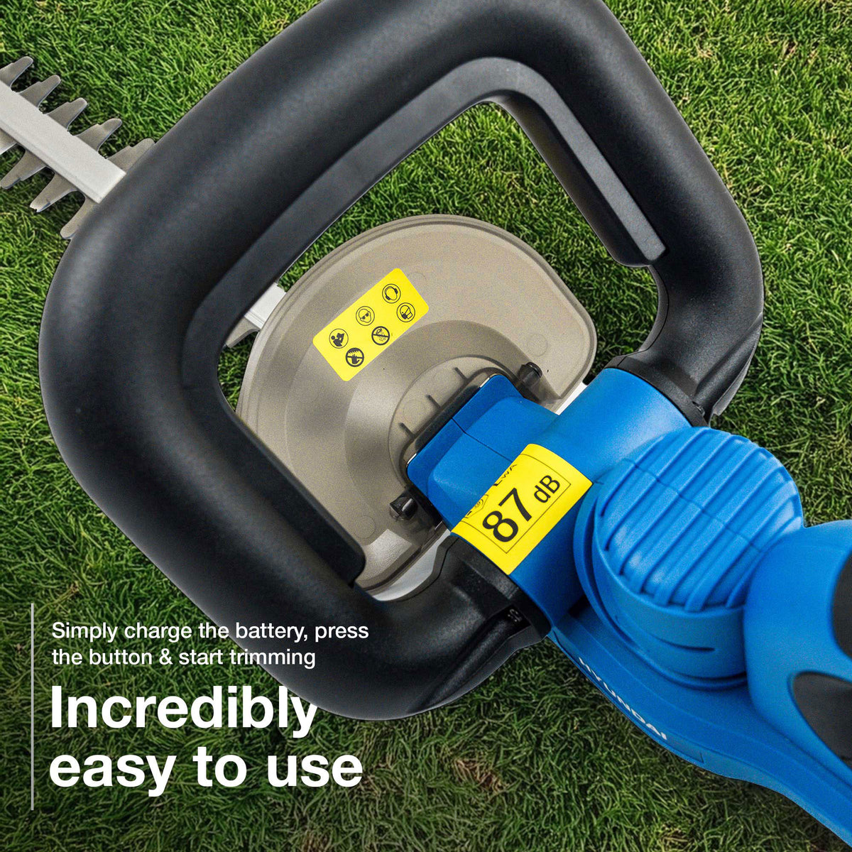 Hyundai 20V Lawnmower, Grass Trimmer and Hedge Trimmer Kit